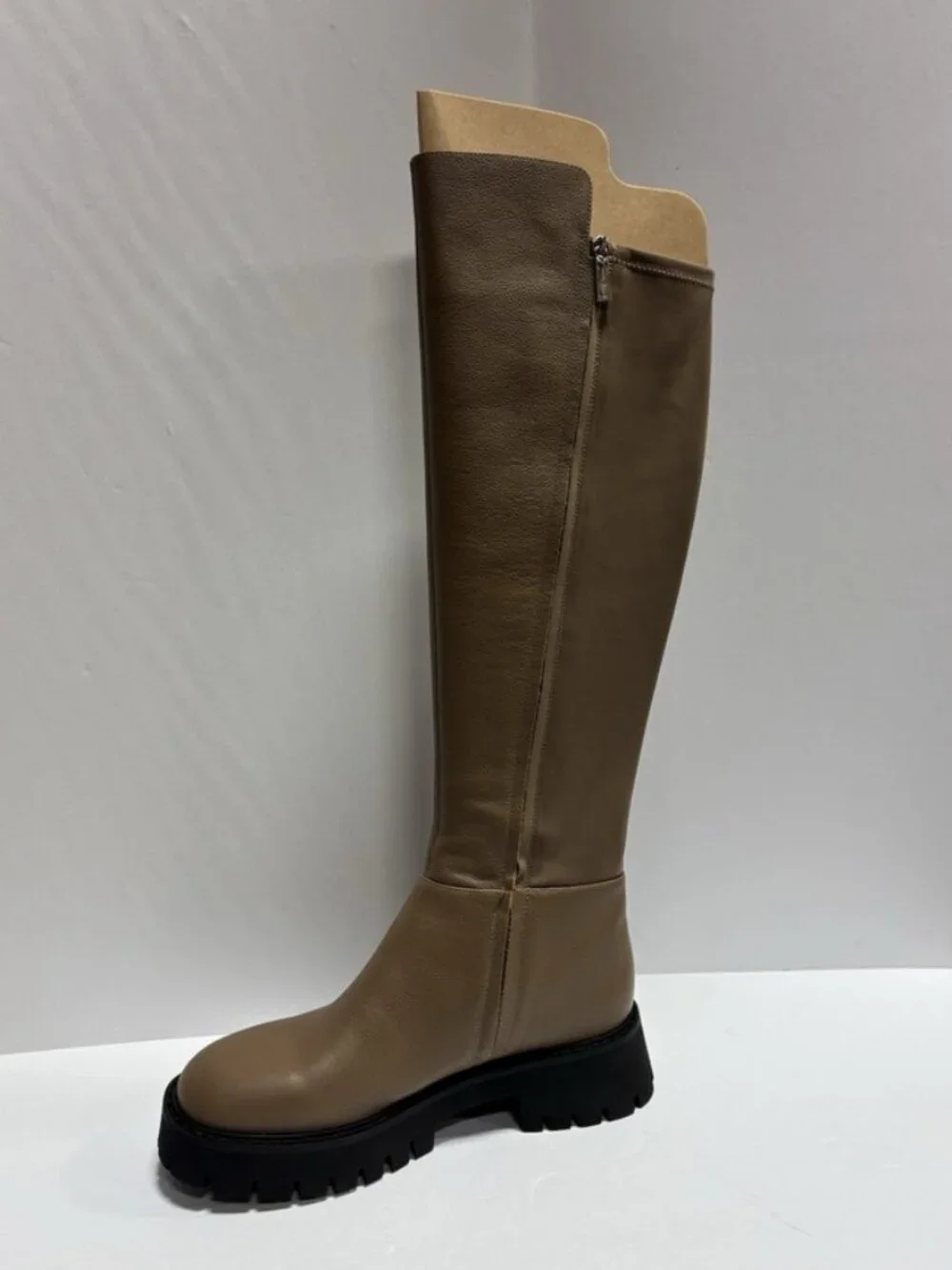 Michael Kors Women’s Asher Taupe Knee High Boots, Size 10 M